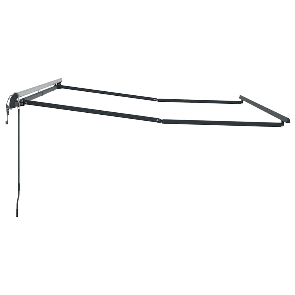 Markise Anthrazit 3 x 2,5 m Metall