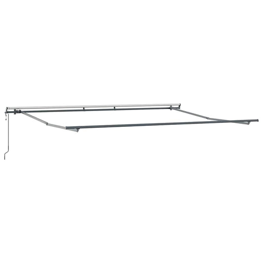 Markise Anthrazit 4,5 × 3 m Metall