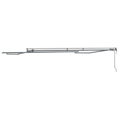 Markise Anthrazit 4,5 × 3 m Metall