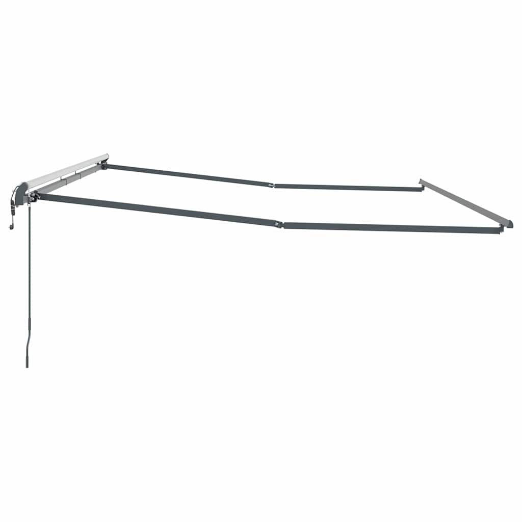 Markise Anthrazit 4,5 × 3 m Metall