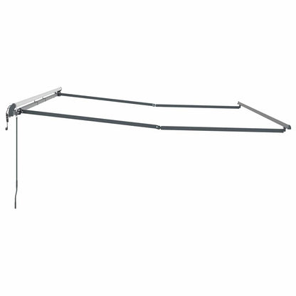 Markise Anthrazit 4,5 × 3 m Metall