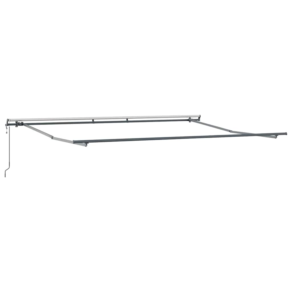 Markise Anthrazit 5 x 3 m Metall