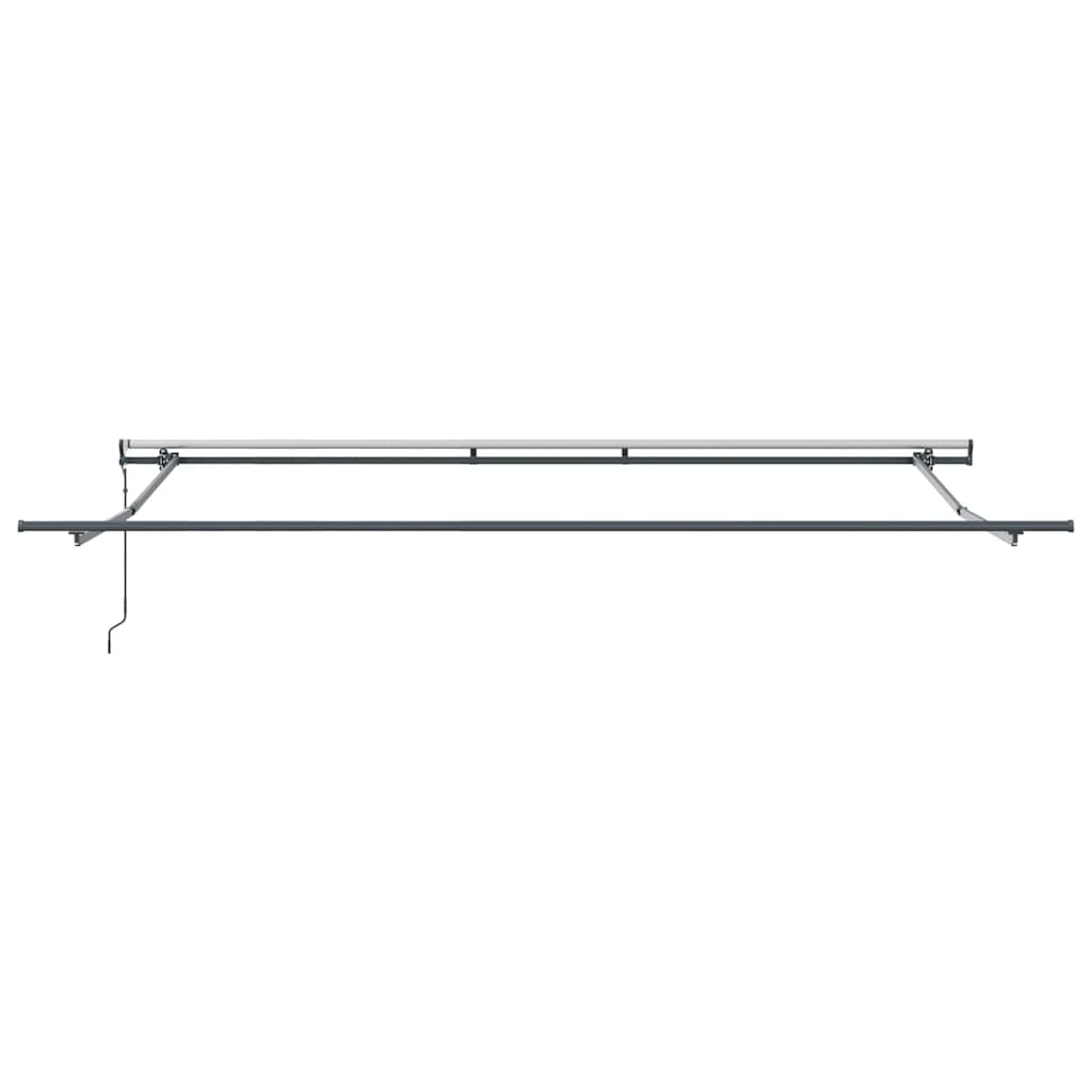 Markise Anthrazit 5 x 3 m Metall