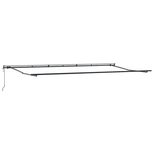 Markise Anthrazit 6 x 3 m Metall