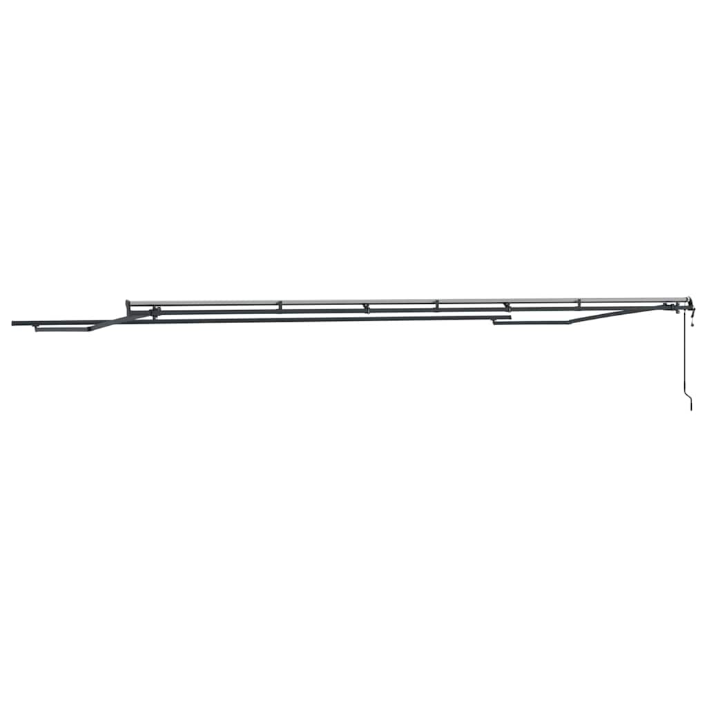 Markise Anthrazit 6 x 3 m Metall