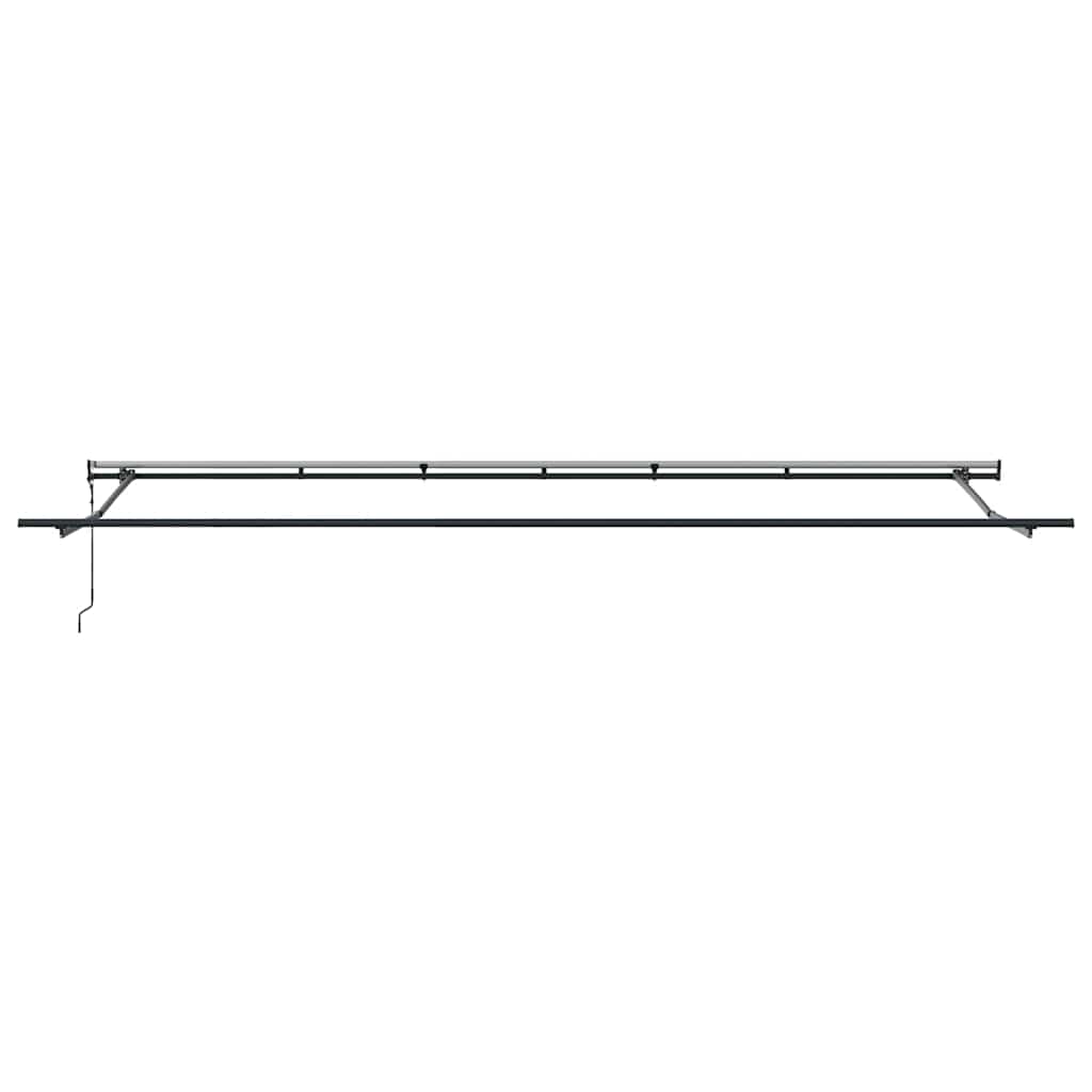 Markise Anthrazit 6 x 3 m Metall
