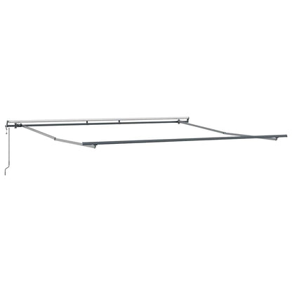 Markise Anthrazit 4,5 × 3,5 m Metall