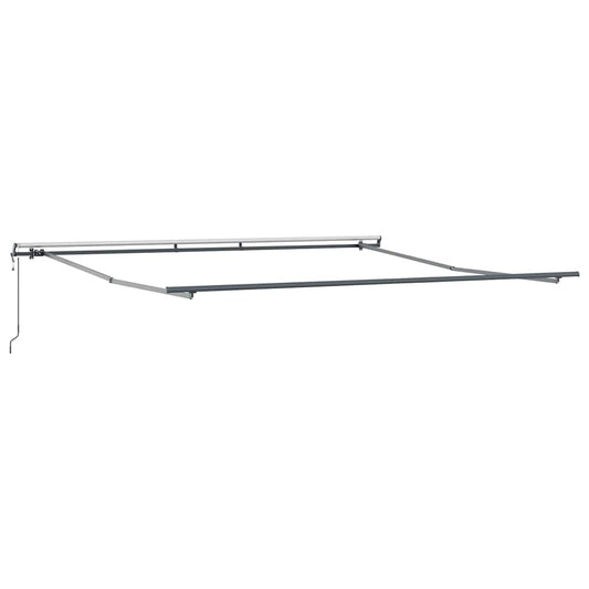 Markise Anthrazit 4,5 × 3,5 m Metall