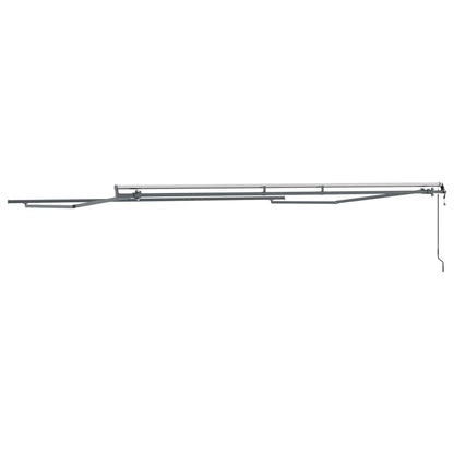 Markise Anthrazit 4,5 × 3,5 m Metall