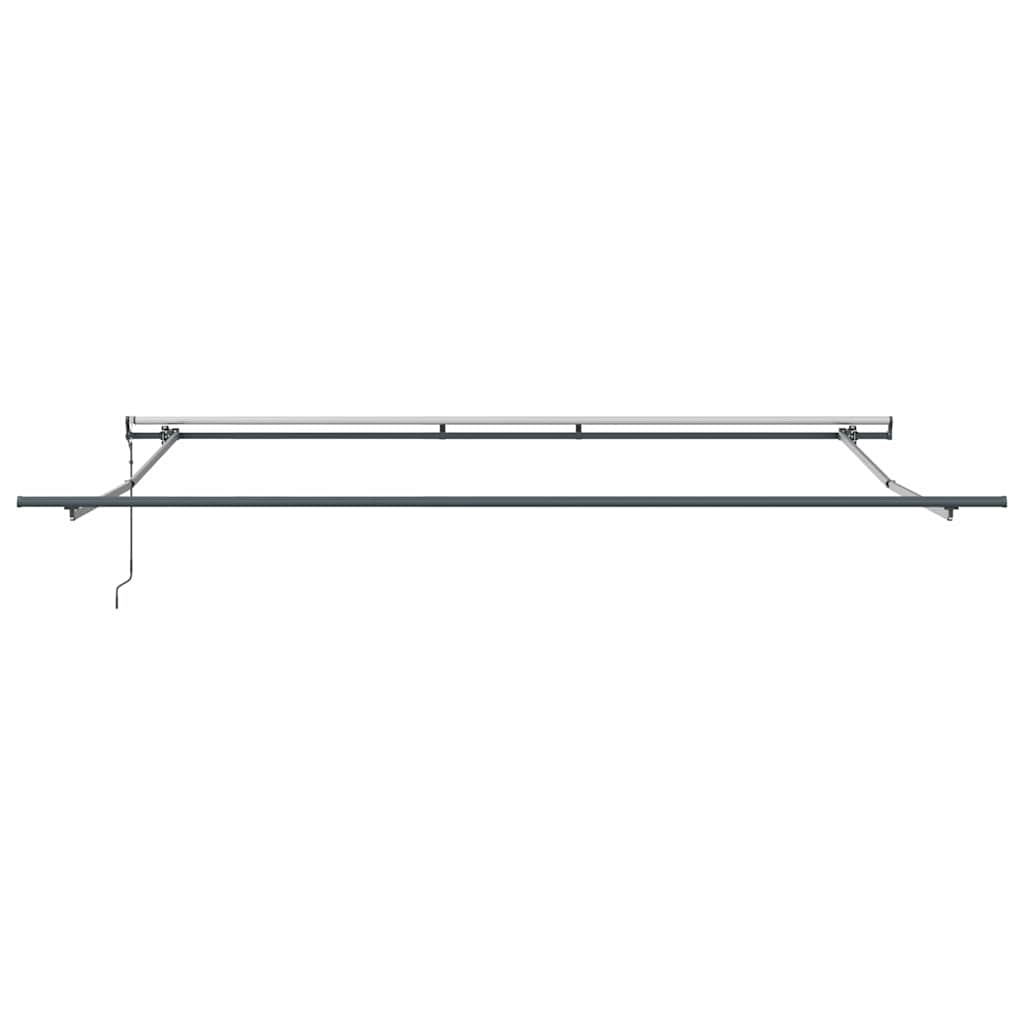 Markise Anthrazit 4,5 × 3,5 m Metall