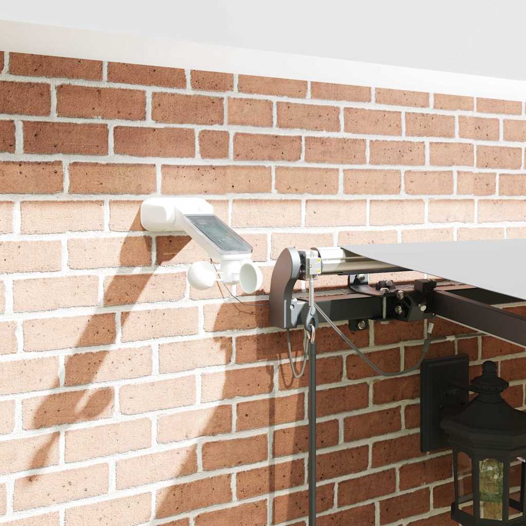 Markise mit Anthrazit 4 × 3 m Metall