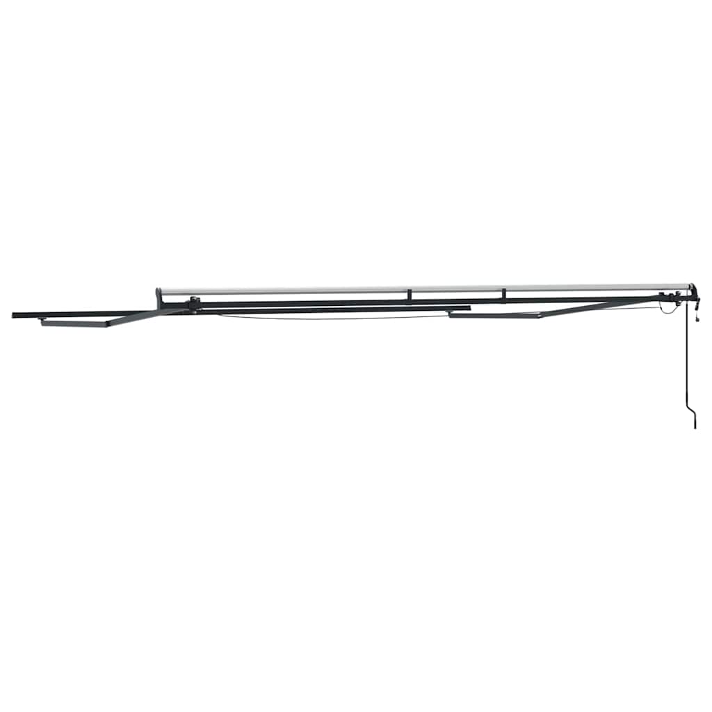 Markise mit Anthrazit 4 × 3 m Metall