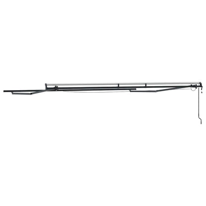 Markise mit Anthrazit 4 × 3 m Metall