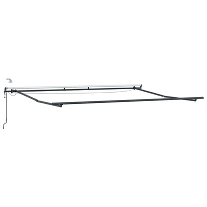 Markise mit Anthrazit 4,5 × 3 m Metall