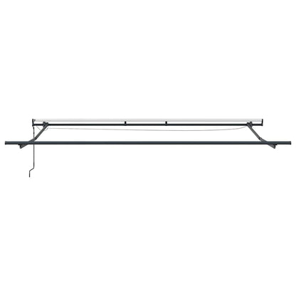 Markise mit Anthrazit 4,5 × 3 m Metall