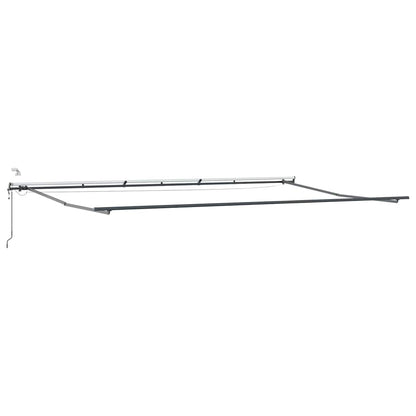 Markise mit Anthrazit 6 x 3 m Metall