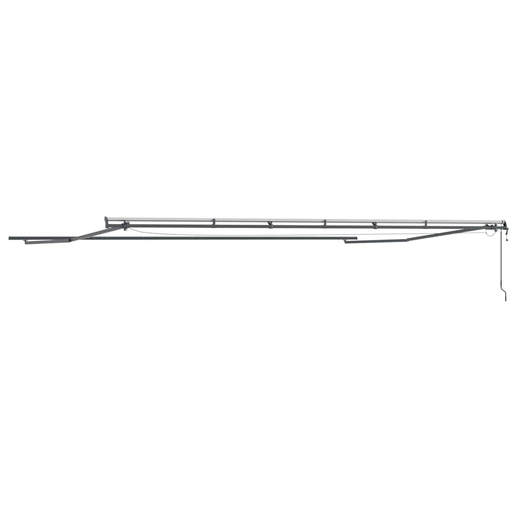 Markise mit Anthrazit 6 x 3 m Metall