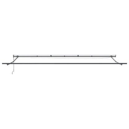 Markise mit Anthrazit 6 x 3 m Metall