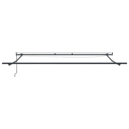 Markise mit Anthrazit 4 × 3,5 m Metall