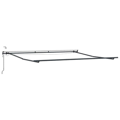 Markise mit Anthrazit 4,5 × 3,5 m Metall