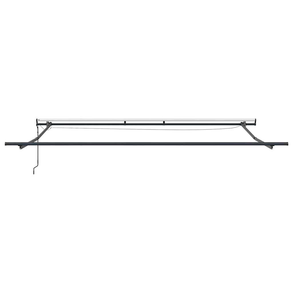 Markise mit Anthrazit 4,5 × 3,5 m Metall