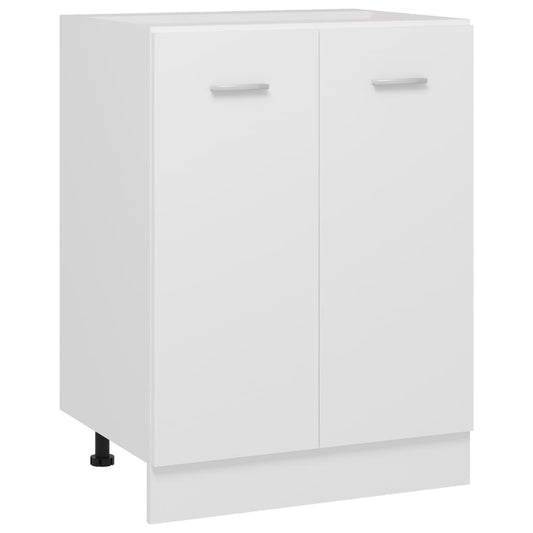 Underskab Hvid 60x46x81,5 cm Træ Materiale