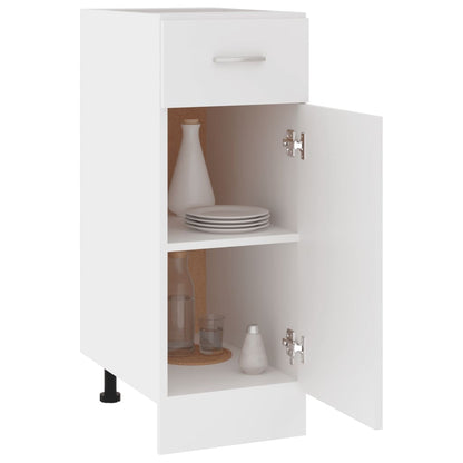 Schubunterschrank Lyon Weiß 30x46x81,5 cm Holzwerkstoff