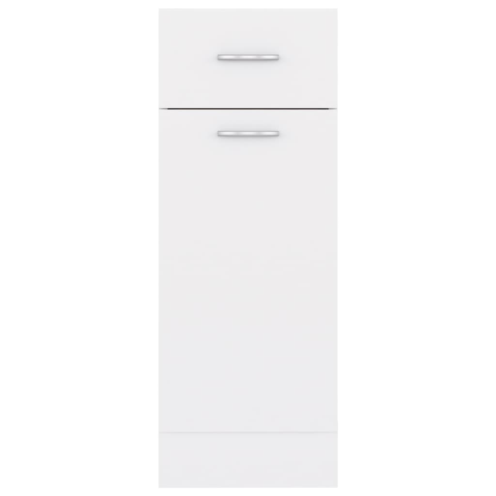 Schubunterschrank Lyon Weiß 30x46x81,5 cm Holzwerkstoff