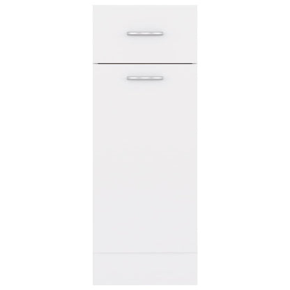 Schubunterschrank Lyon Weiß 30x46x81,5 cm Holzwerkstoff