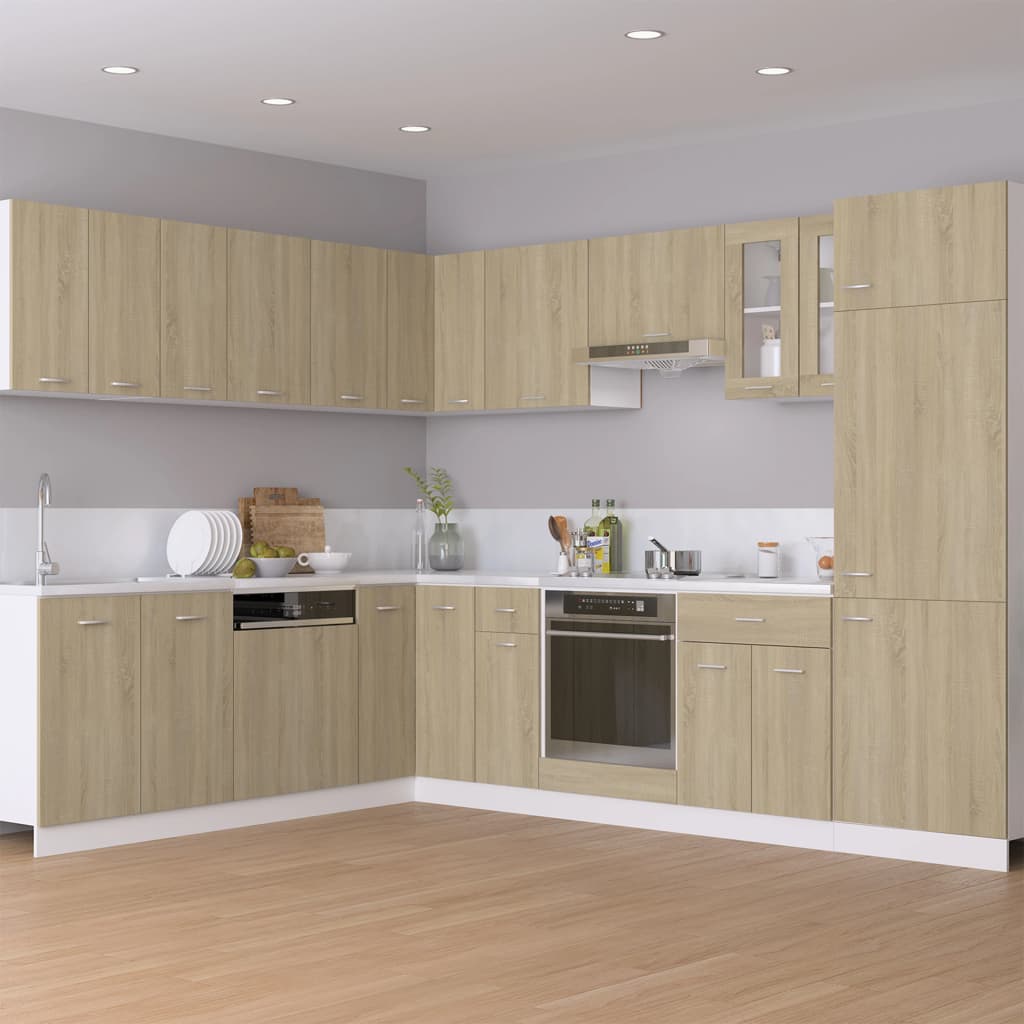 Schubunterschrank Lyon Sonoma-Eiche 30x46x81,5 cm Holzwerkstoff