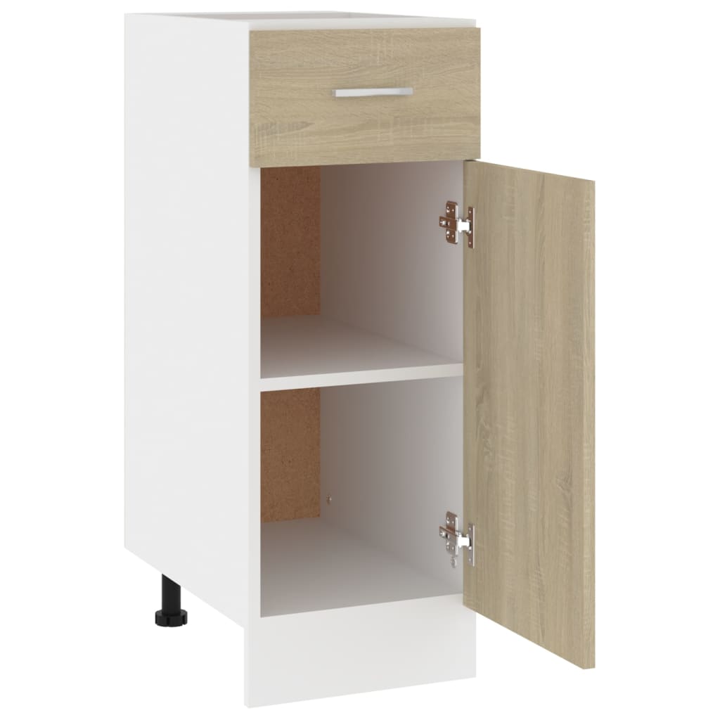 Schubunterschrank Lyon Sonoma-Eiche 30x46x81,5 cm Holzwerkstoff