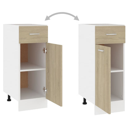 Schubunterschrank Lyon Sonoma-Eiche 30x46x81,5 cm Holzwerkstoff