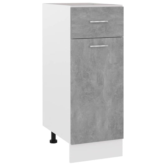 Schubunterschrank Lyon Betongrau 30x46x81,5 cm Holzwerkstoff
