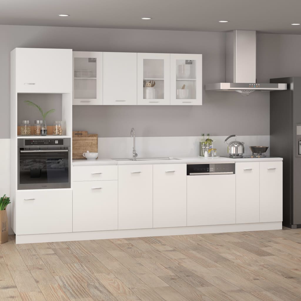 Schubunterschrank Lyon Weiß 40x46x81,5 cm Holzwerkstoff