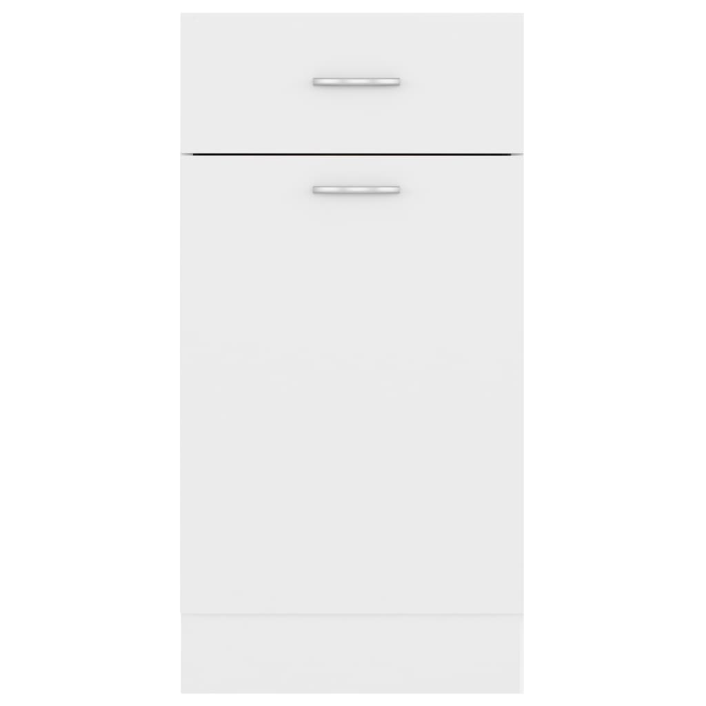 Schubunterschrank Lyon Weiß 40x46x81,5 cm Holzwerkstoff