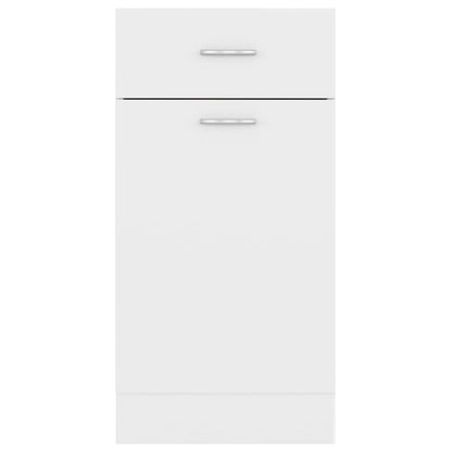 Schubunterschrank Lyon Weiß 40x46x81,5 cm Holzwerkstoff