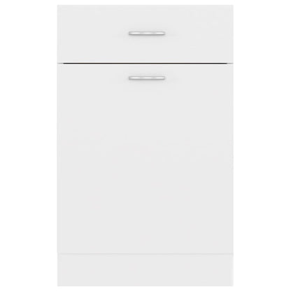Schubunterschrank Lyon Weiß 50x46x81,5 cm Holzwerkstoff