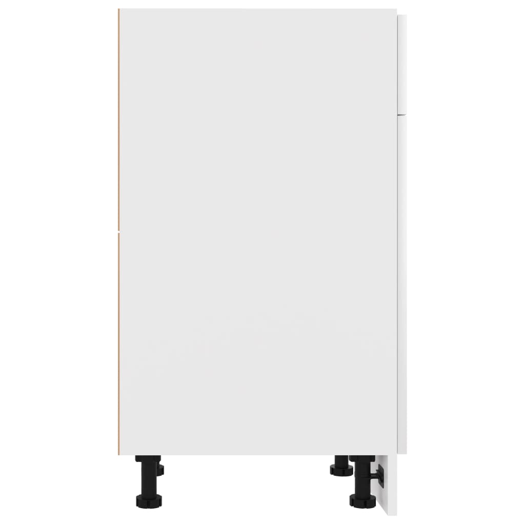 Schubunterschrank Lyon Weiß 50x46x81,5 cm Holzwerkstoff