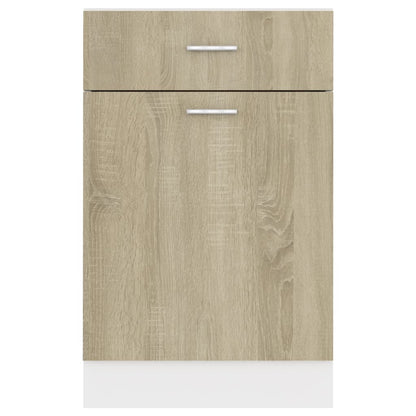 Schubunterschrank Lyon Sonoma-Eiche 50x46x81,5 cm Holzwerkstoff