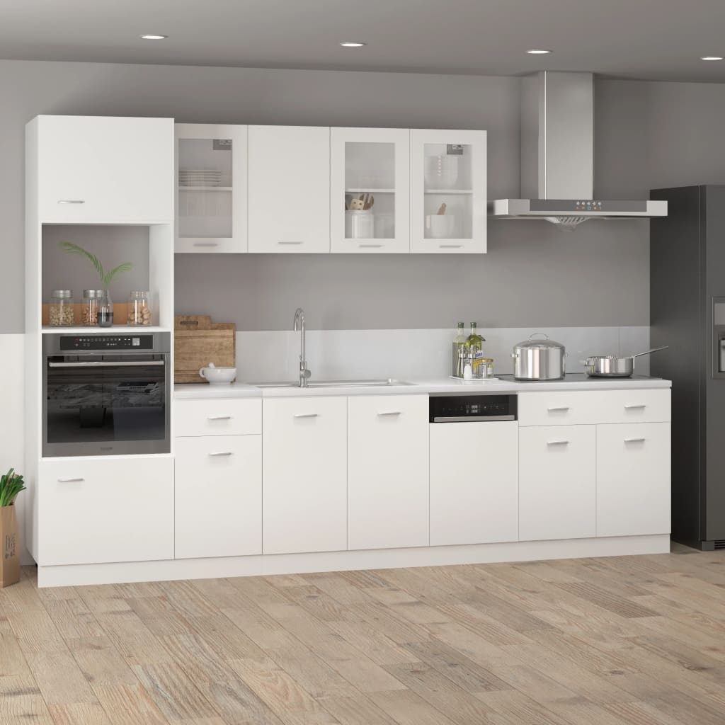 Schubunterschrank Lyon Weiß 80x46x81,5 cm Holzwerkstoff