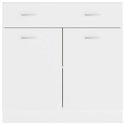 Schubunterschrank Lyon Weiß 80x46x81,5 cm Holzwerkstoff