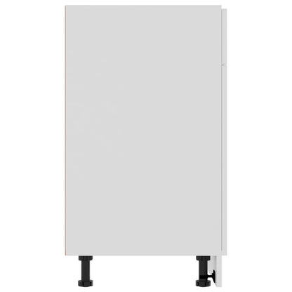 Schubunterschrank Lyon Weiß 80x46x81,5 cm Holzwerkstoff