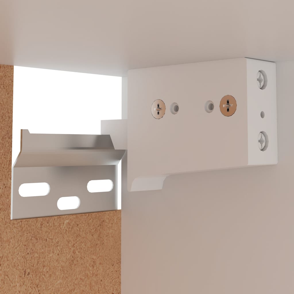 Hängeschrank Lyon Weiß 29,5x31x60 cm Holzwerkstoff