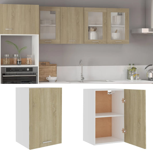 Vægskab Sonoma Eg 39,5x31x60 cm Træ Materiale