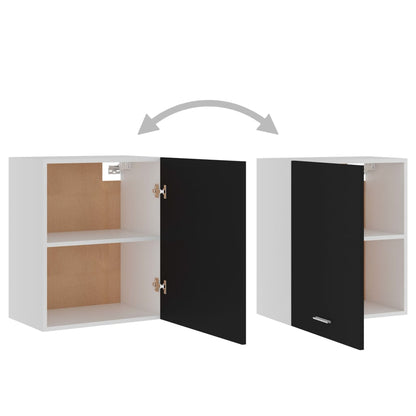 Hängeschrank Lyon Schwarz 50x31x60 cm Holzwerkstoff