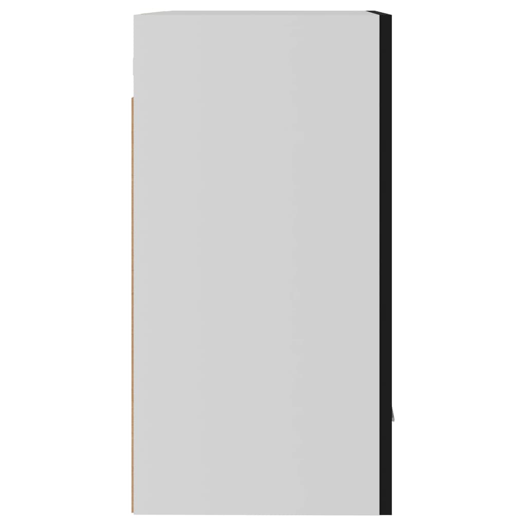 Hängeschrank Lyon Schwarz 50x31x60 cm Holzwerkstoff
