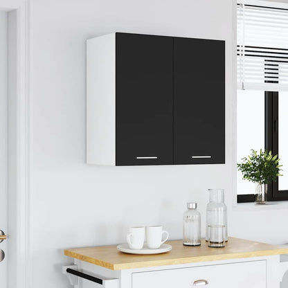 Hängeschrank Lyon Schwarz 60x31x60 cm Holzwerkstoff