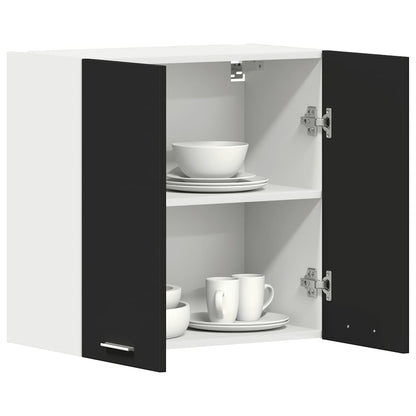 Hängeschrank Lyon Schwarz 60x31x60 cm Holzwerkstoff