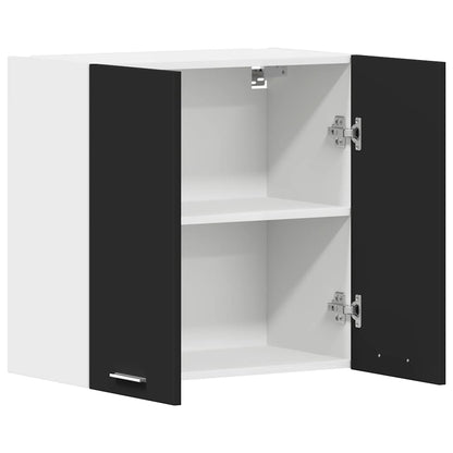 Hängeschrank Lyon Schwarz 60x31x60 cm Holzwerkstoff