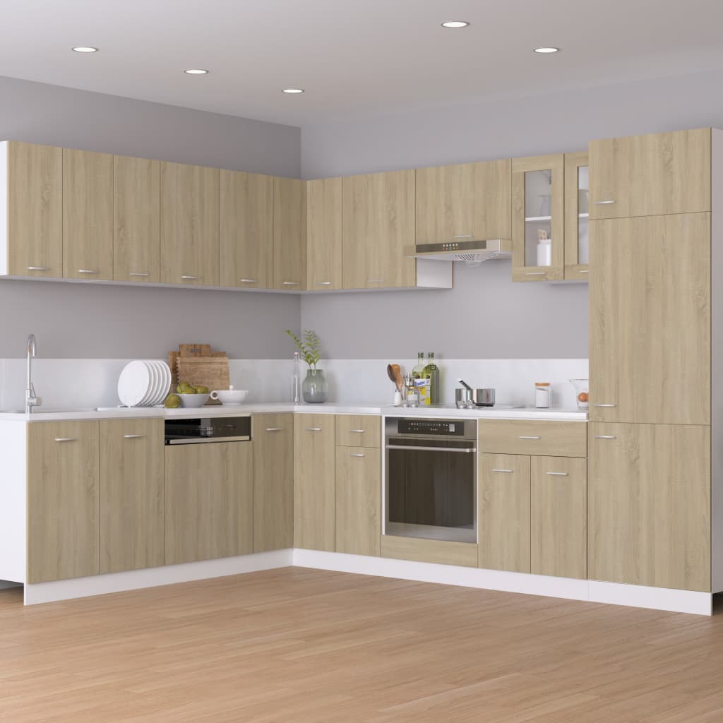 Eckunterschrank Lyon Sonoma-Eiche 75,5x75,5x81,5 cm Holzwerkstoff
